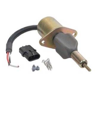 Rareelectrical - New 12 Volt Shut Down Solenoid Compatible With Cummins 6B 5.9L Engine 3923680 3928160 3932545