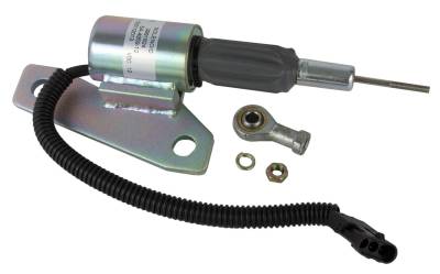 Rareelectrical - New 12 Volt Shut Down Solenoid Compatible With Cummins 6Bt Hyundai R225-7 R220-5 3991624