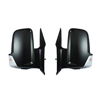 Rareelectrical - New Door Mirror Pair Compatible With Freightliner Sprinter 3500 2500 2006-2015 68010094Aa 68010096Aa