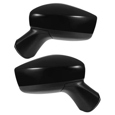 Rareelectrical - New Pair Of Mirror Compatible With Nissan Versa Note S Sv Sl Plus Hatchback 1.6L 2015 2016 2017 2018