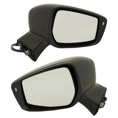 Rareelectrical - New Pair Of Mirror Compatible With Nissan Versa Note Sr Hatchback 4-Door 1.6L 2016 By Part Number