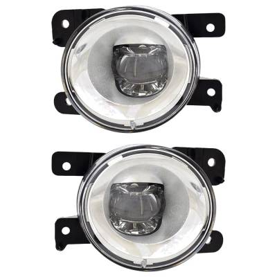 Rareelectrical - New Pair Of Fog Lights Compatible With Infiniti Q50 Q60 Qx50 Qx55 2019 2020 2021 2022 2023 By Part