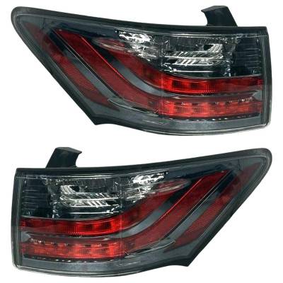 Rareelectrical - New Pair Of Tail Lights Compatible With Lexus Ct200h 1.8L 2014 2015 2016 2017 By Part Numbers