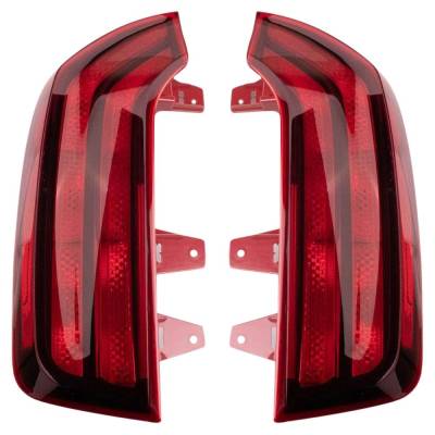 Rareelectrical - New Pair Of Tail Lights Compatible With Kia Telluride 3.8L 2020 2021 2022 2023 By Part Numbers