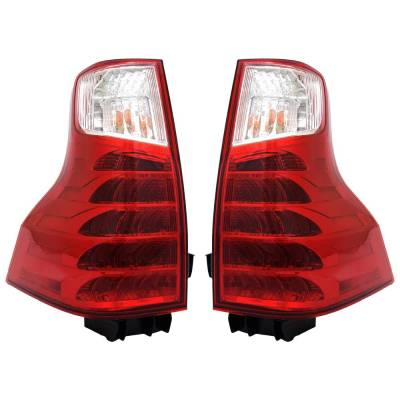 Rareelectrical - New Pair Of Tail Lights Compatible With Lexus Gx460 4.6L 2010 2011 2012 2013 By Part Numbers