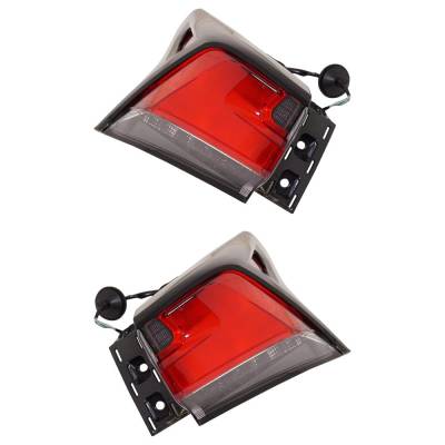 Rareelectrical - New Pair Of Tail Lights Compatible With Lexus Nx300h Nx300 2.0L 2.5L 2018 2019 2020 2021 By Part