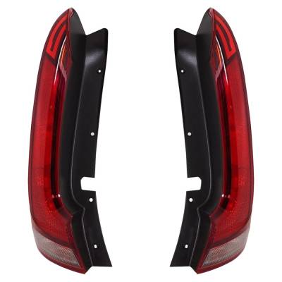 Rareelectrical - New Pair Of Tail Lights Compatible With Kia Soul 1.6L 2.0L 2020 2021 2022 By Part Numbers 92401