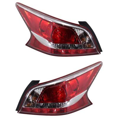 Rareelectrical - New Pair Of Tail Lights Compatible With Nissan Altima 2.5L 3.5L 2013-2013 By Part Numbers