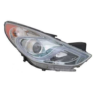 Rareelectrical - New Right Headlight Compatible With Hyundai Sonata Hybrid 2011-2015 92102-4R050 921024R050 Hy2503177