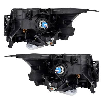 Rareelectrical - New Pair Of Headlights Compatible With Nissan Frontier Sv Extended Cab Pickup 4-Door 3.8L 2022 2023 - Image 2