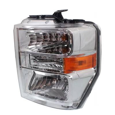 Rareelectrical - New Left Halogen Headlights Compatible With Ford E-350 Super Duty Xlt Standard Passenger Van 3 Door - Image 4