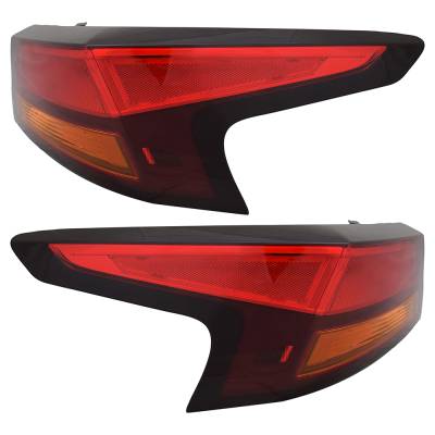 Rareelectrical - New Halogen Outer Pair Tail Lights Compatible With Nissan Altima Sl Sedan 4 Door 2.5L 2019 2020 2021 - Image 2