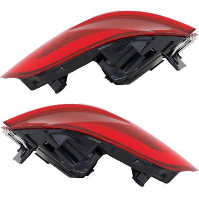 Rareelectrical - New Pair Of Tail Lights Compatible With Mercedes-Benz Sprinter 2500 Extended Standard Cargo - Image 2