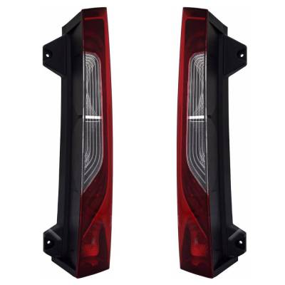 Rareelectrical - New Pair Of Tail Lights Compatible With Mercedes-Benz Sprinter 2500 Standard Extended Passenger - Image 3