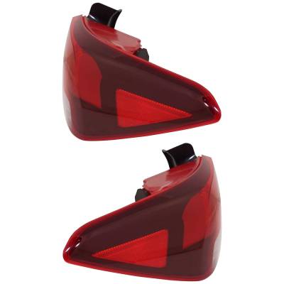 Rareelectrical - New Halogen Outer Pair Tail Lights Compatible With Kia Rio S 1.6L 2018 2019 2020 2021 2022 2023 By - Image 3