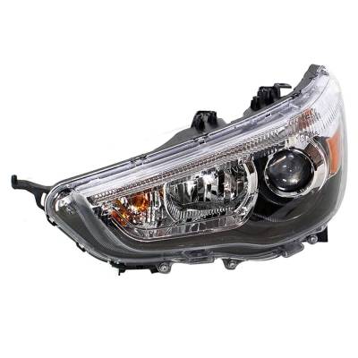 Rareelectrical - New Left Side Headlights Compatible With Mitsubishi Outlander Sport Se 2011 2012 2013 2014 2015 2016 - Image 4