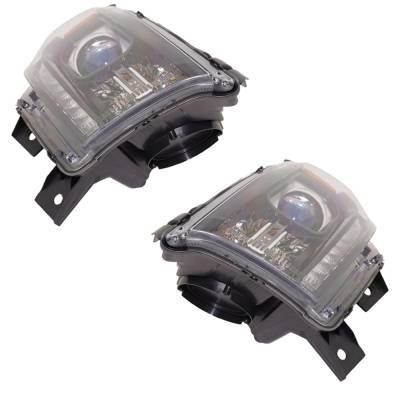 Rareelectrical - New Pair Of Headlights Compatible With Dodge Durango Sport Utility 2014 2015 By Part Numbers - Image 4