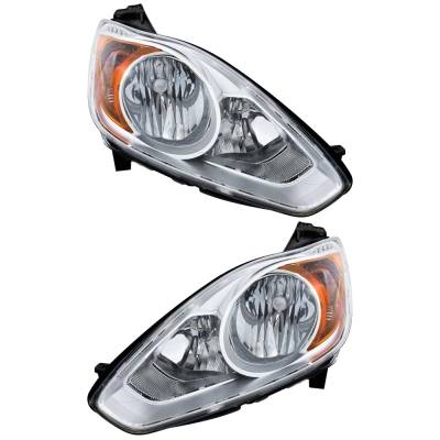 Rareelectrical - New Pair Of Headlights Compatible With Ford C-Max Hybrid Sel Hatchback 2013 2014 2015 2016 By Part - Image 5