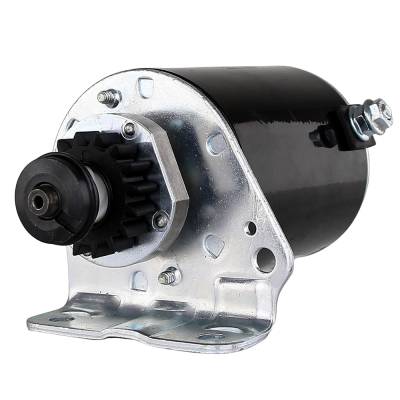 Rareelectrical - New Starter Motor Compatible With Briggs Stratton Cooled Engines 7Hp 8Hp With Free Gear 391423 - Image 2