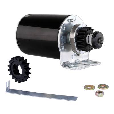 Rareelectrical - New Starter Motor Compatible With Briggs Stratton Cooled Engines 10Hp 11Hp W/Free Gear Am122337 - Image 1