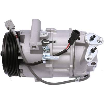 Rareelectrical - New A/C Compressor Compatible With Nissan Sentra 2013 2014 2015 2016 2017 2018 2019 By Part Numbers - Image 4