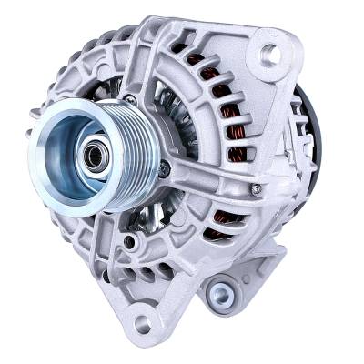 Rareelectrical - New 24V Alternator Compatible With Case Wheel Loader 521D 521E 4.5L 0124555005, 0-124-555-005, - Image 2