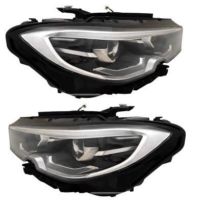 Rareelectrical - New Pair Of Led Headlights Compatible With Bmw 330I G20 Sedan 2019 2020 2021 By Part Number - Image 5