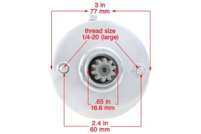 Rareelectrical - New Chrome Starter & Solenoid Compatible With Harley Davidson Low Rider Fxs 80Ci 1980 71473-77A - Image 2