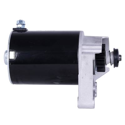 Rareelectrical - Starter Compatible With Briggs Stratton 14 16 18 Horizontal Mount Hp 497596 With Free Gear - Image 2