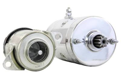 Rareelectrical - New Chrome Starter & Solenoid Compatible With Harley Davidson Super Glide Disc Glide Fxrdg 1984 - Image 8