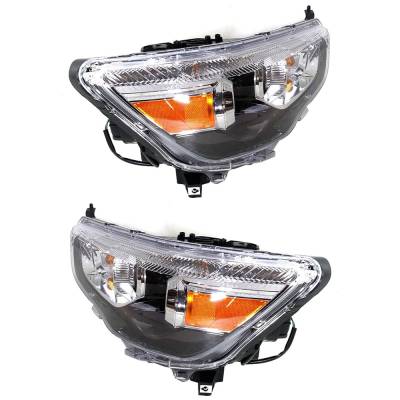 Rareelectrical - New Pair Of Headlights Compatible With Mitsubishi Outlander Sport Se 2011 2012 2013 2014 2015 2016 - Image 5