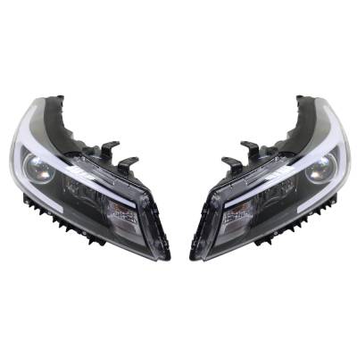 Rareelectrical - New Pair Of Halogen Headlights Compatible With Kia Forte5 Ex Hatchback 4 Door 2.0L 2017 2018 By Part - Image 5