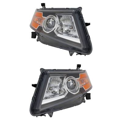 Rareelectrical - New Pair Of Hid Headlights Compatible With Honda Odyssey Touring Elite Mini Van 2014 2015 2016 2017 - Image 5