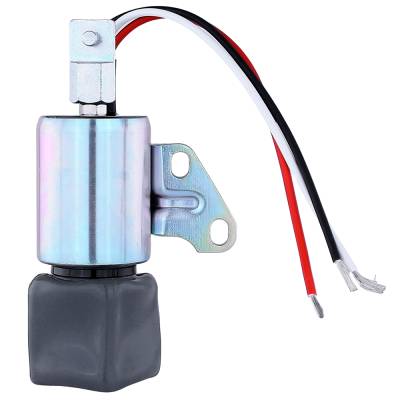 Rareelectrical - New Fuel Shut-Off Solenoid Compatible With Caterpillar 3204 3304 Engines 1255773 125-57773 - Image 4