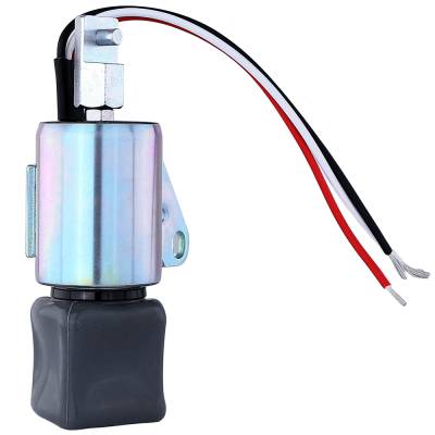 Rareelectrical - New Fuel Shut-Off Solenoid Compatible With Caterpillar 3204 3304 Engines 1255773 125-57773 - Image 5