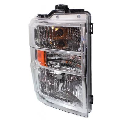 Rareelectrical - New Left Halogen Headlights Compatible With Ford E-450 Super Duty Base Cutaway 2 Door 6.0L 2008 2009 - Image 3