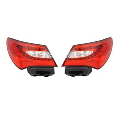 Rareelectrical - New Tail Light Pair Compatible With Chrysler 200 Sedan 2012 2013 2014 Ch2819131 Ch2818131 5182525Ae - Image 5