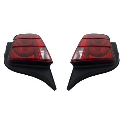 Rareelectrical - New Pair Of Tail Lights Compatible With Ford Mustang Shelby Gt Gt500 Gt500kr Convertible Coupe - Image 3