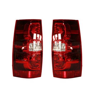 Rareelectrical - New Tail Light Pair Compatible With Chevrolet Tahoe Ls Ltz Lt 2007-2014 Gm2801196 Gm2800196 22837923 - Image 5