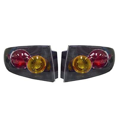 Rareelectrical - New Tail Light Pair Compatible With Mazda 3 Sedan 04-06 Bn8r-51-160E Ma2801127 Bn8r51160e - Image 5