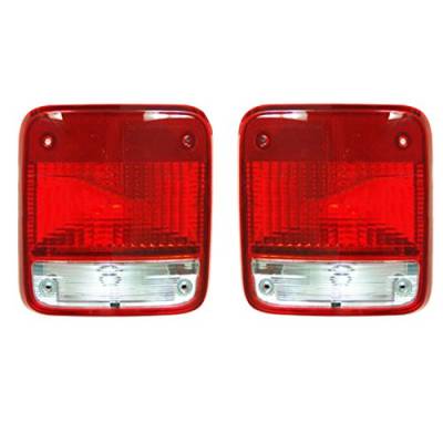 Rareelectrical - New Pair Of Tail Lights Compatible With Chevrolet G10 G20 1985-1995 G30 1985-1996 Gm2800101 - Image 3