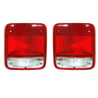 Rareelectrical - New Pair Of Tail Lights Compatible With Chevrolet G10 G20 1985-1995 G30 1985-1996 Gm2800101 - Image 4