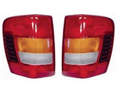 Rareelectrical - New Tail Light Pair Compatible With Jeep Grand Cherokee 2002 2003 2004 Ch2801150 55155139Ak - Image 5