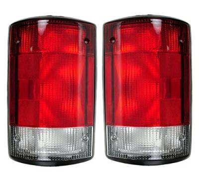 Rareelectrical - New Tail Light Pair Compatible With Ford E-350 Econoline 1995-00 Fo2800114 F5uz 13405 A F5uz13404a - Image 3