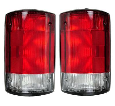 Rareelectrical - New Tail Light Pair Compatible With Ford E-350 Econoline 1995-00 Fo2800114 F5uz 13405 A F5uz13404a - Image 4