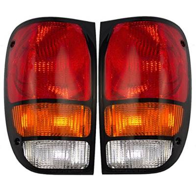 Rareelectrical - New Tail Light Pair Compatible With Mazda B3000 B4000 94-97 Ma2801108 Zzm0-51-150 Zzm051150 - Image 5