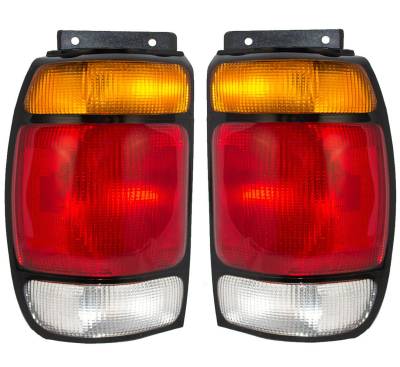 Rareelectrical - New Pair Of Tail Lights Compatible With Mercury Mountaineer 1997 Fo2801113 F67z 13404 Aa F67z13405aa - Image 7