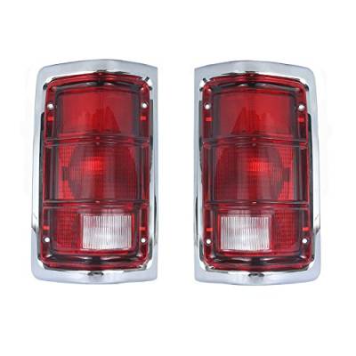 Rareelectrical - New Tail Light Pair Compatible With Dodge Ramn 50 Sweptline 1988-1993 Ch2809103 55054794 Ch2808103 - Image 9