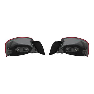 Rareelectrical - New Pair Of Tail Lights Compatible With Mitsubishi Galant Ralliart Diamond 2009-2012 8330A746 - Image 5