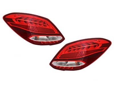 Rareelectrical - New Tail Light Pair Compatible With Mercedes C300 2015 205 906 18 02 2059061802 205-906-19-02 - Image 5